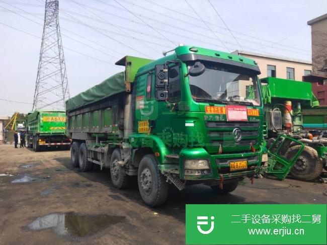 浙江出售二手陜汽重卡前四后八自卸車
