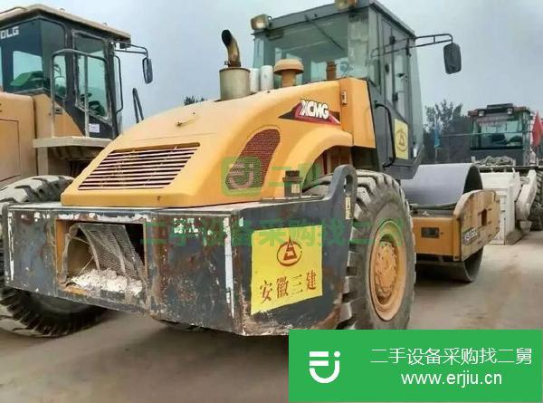 山西出售二手徐工26噸震動壓路機,原版原漆
