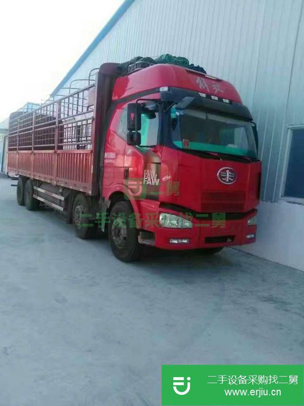 廣東出售二手解放j6倉欄載貨車