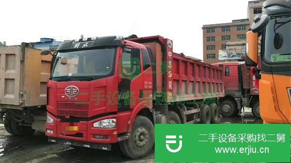 江西出售二手一汽解放J6P自卸車