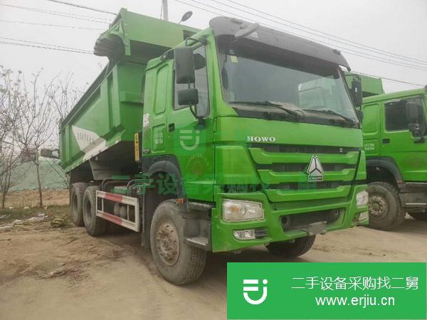 山東出售轉讓國五豪沃環保綠U型自卸車