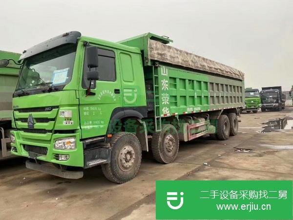 河南出售二手豪沃前四后八自卸車