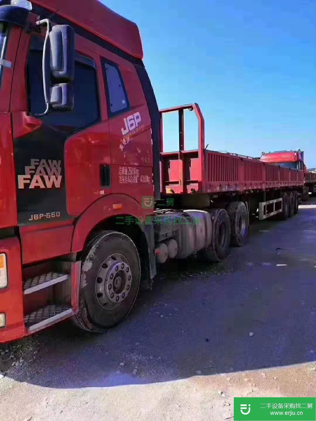 湖南出售二手一汽解放J6P平板車
