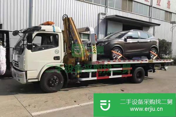 湖北出售轉讓東風多利卡帶吊黃牌清障車
