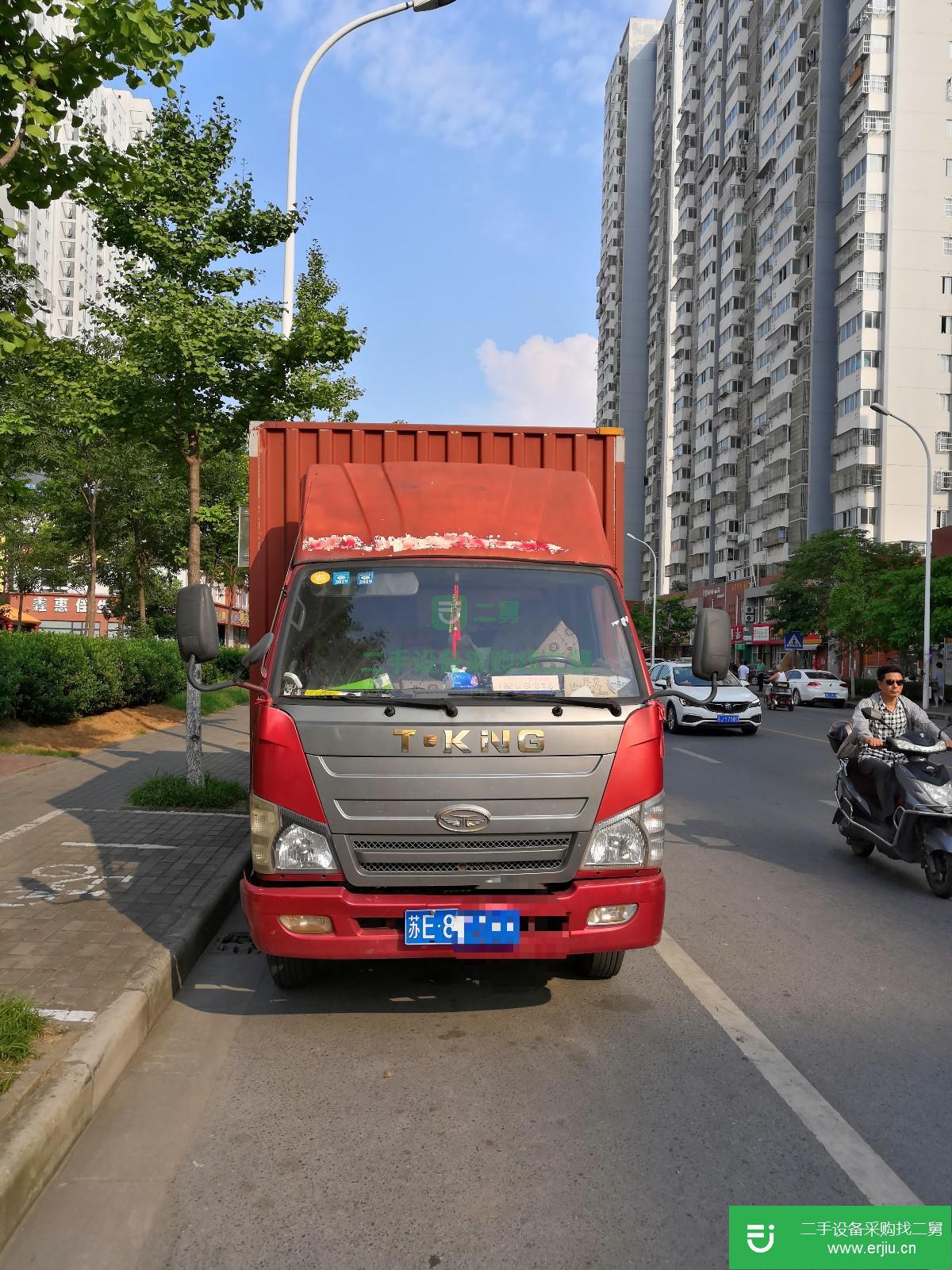 江蘇出售二手唐駿箱式貨車