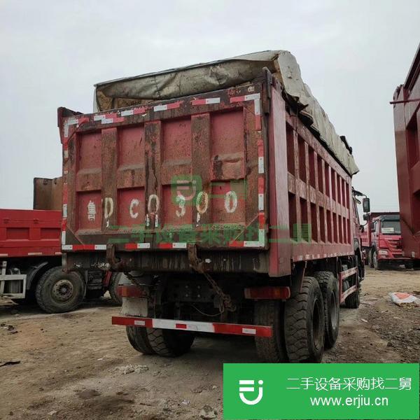 遼寧出售二手國五后八輪豪沃自卸車