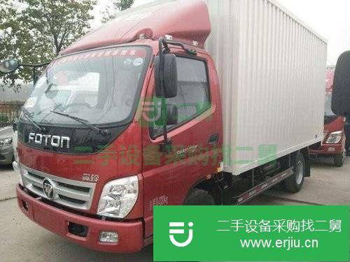 山東出售二手福田保溫箱式貨車