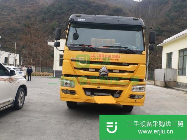 甘肅出售二手重汽豪沃工程車，380馬力