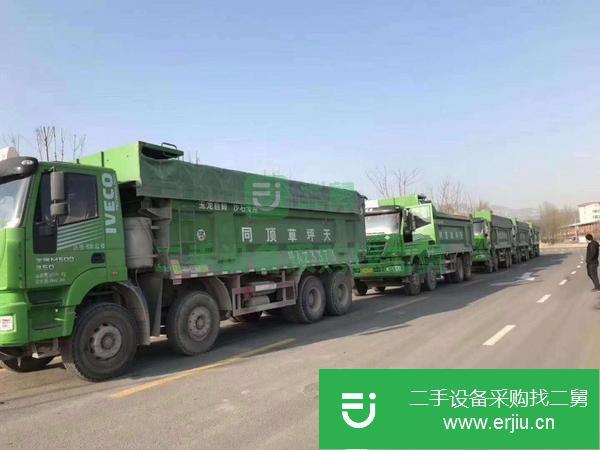 陜西出售二手德龍后八輪自卸車
