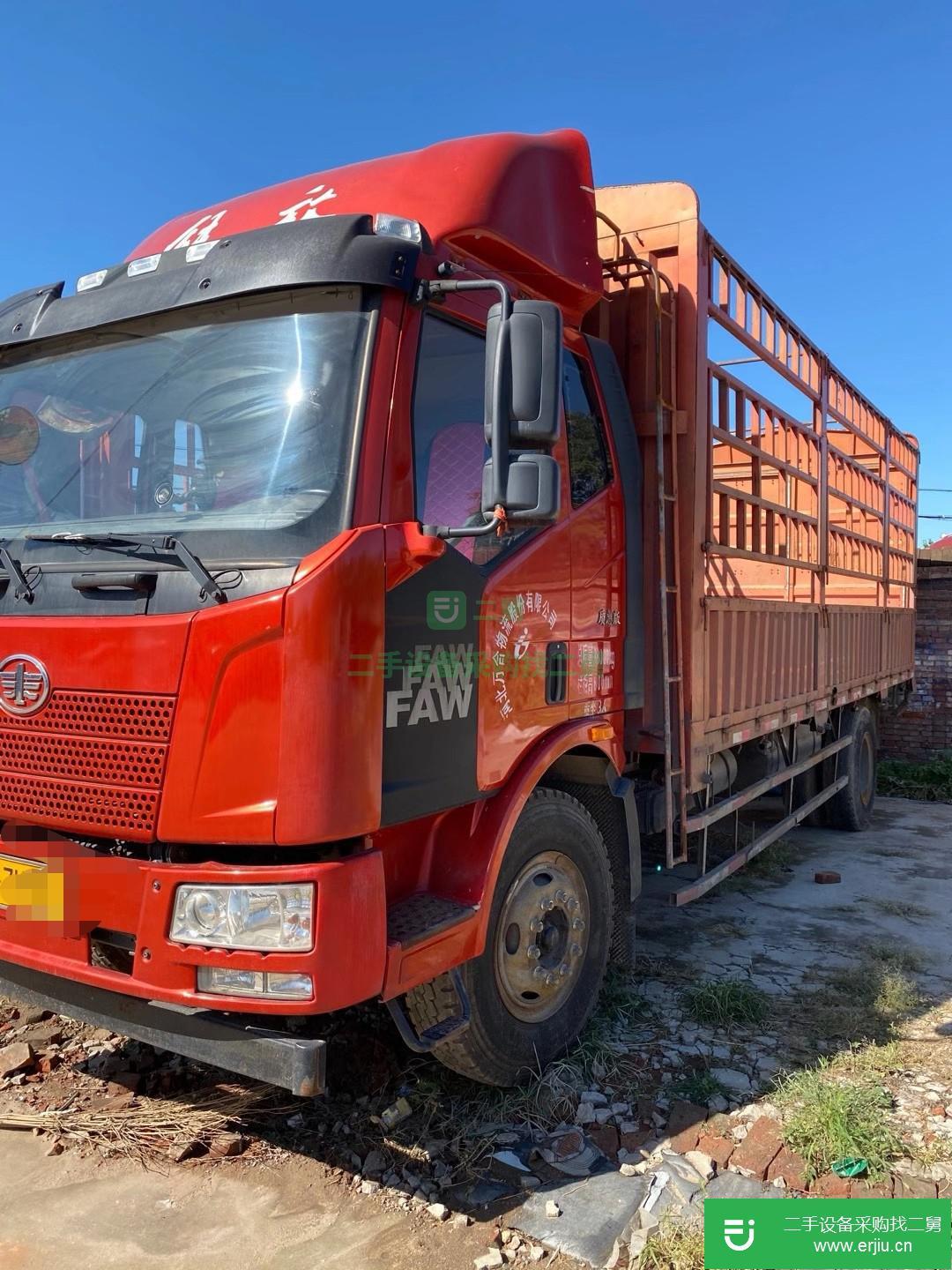 河北出售二手一汽解放J6高欄載貨車