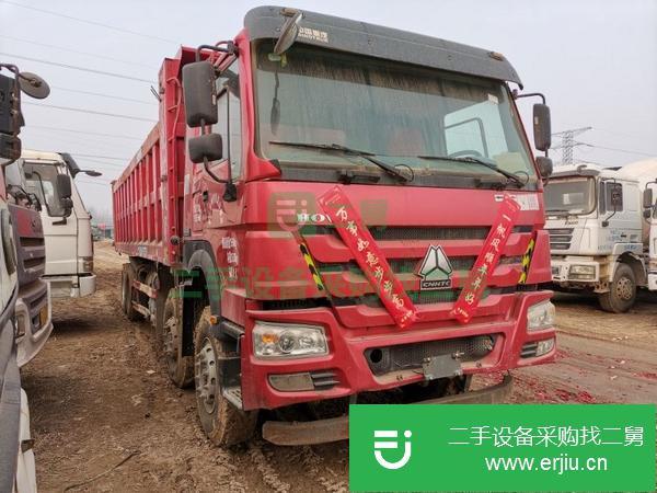 甘肅出售18年8.6米前四后八豪沃自卸車