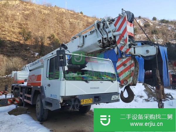 河南出售轉(zhuǎn)讓中聯(lián)吊車，手續(xù)齊全協(xié)議過戶