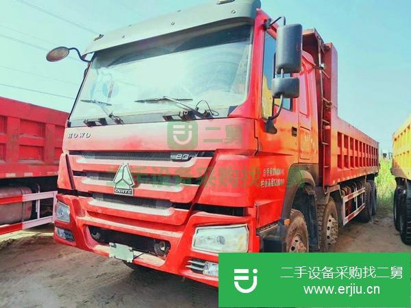 甘肅出售二手豪沃前四后八自卸車