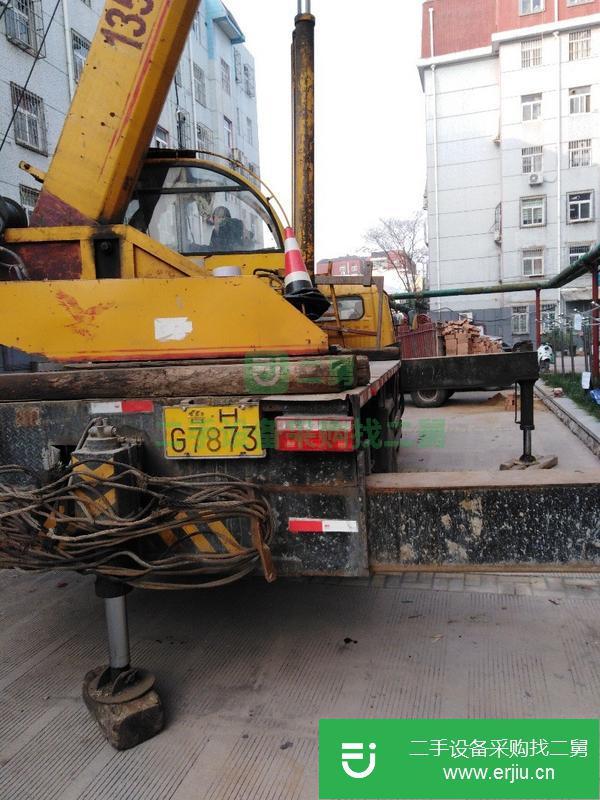 山東出售轉讓12噸油電兩用吊車
