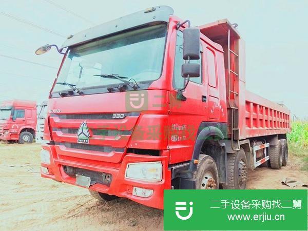 甘肅出售二手豪沃前四后八自卸車