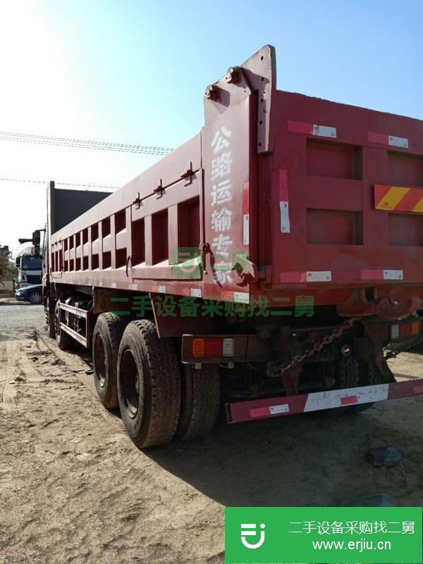 山東出售二手歐曼自卸車 375馬力 前四后八輪