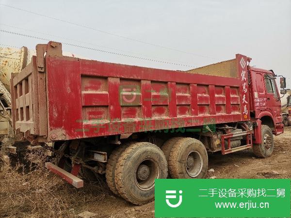 甘肅出售二手豪沃后八輪工程自卸車