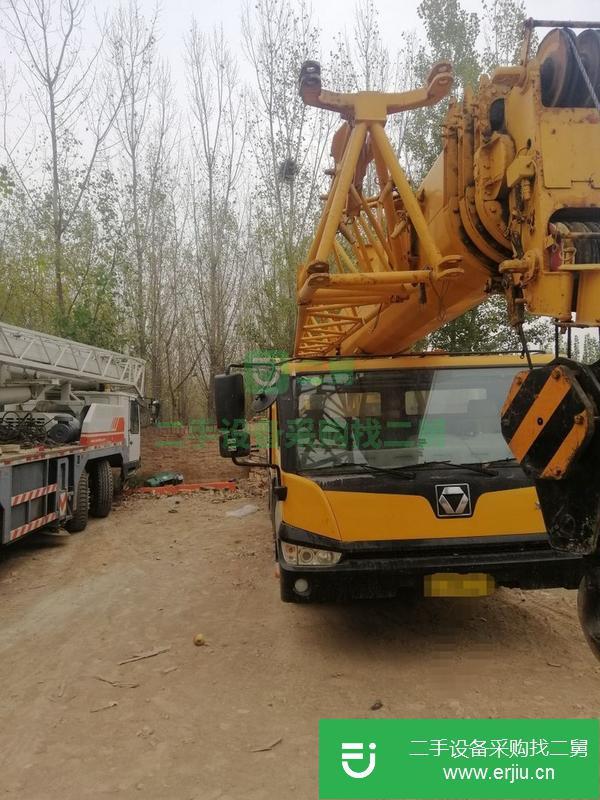 河北出售二手徐工吊車車況精品，先導操作，空調暖風，電腦精準，全車鋼絲胎