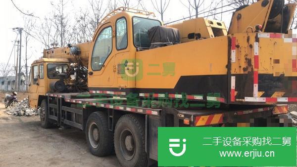 河南出售二手徐工吊車，車況沒問題，剛審車保險