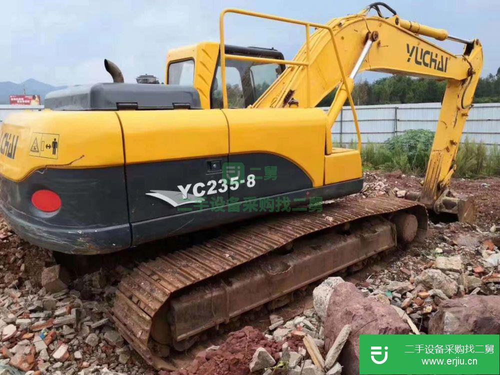 廣西出售二手玉柴YC230LC-8挖掘機