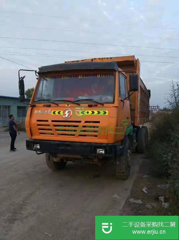 山西出售二手陜汽奧龍自卸車 340馬力 5.6米大箱