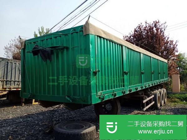 山東出售二手11米側翻掛車