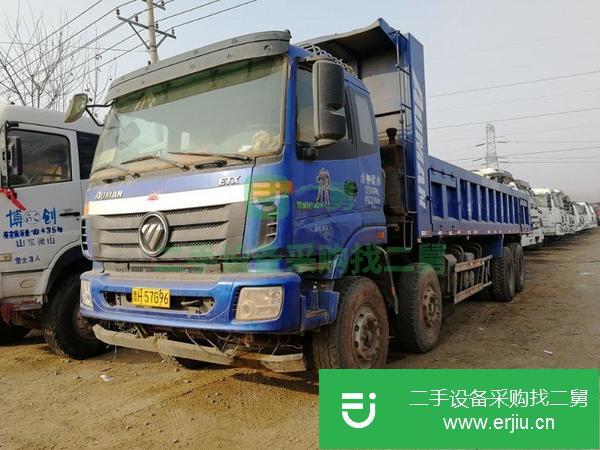 內蒙古出售二手歐曼前四后八重皮自卸車