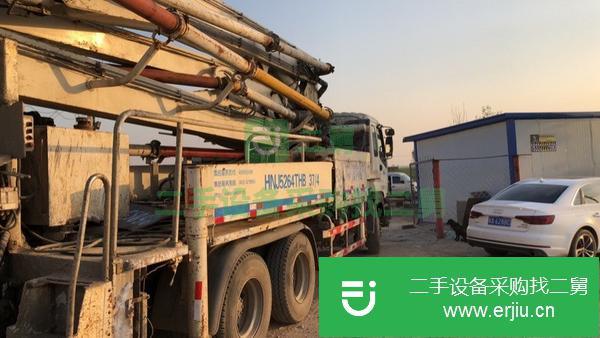 河北出售二手海諾37米叉腿泵車