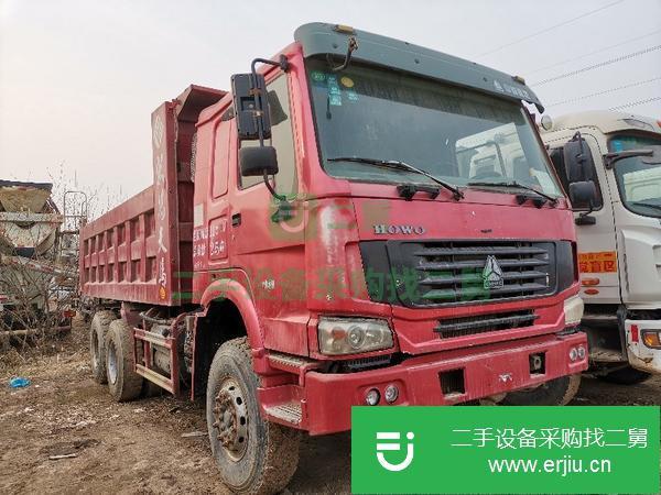甘肅出售二手豪沃后八輪工程自卸車