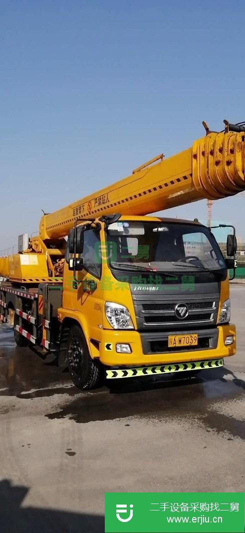 陜西出售轉(zhuǎn)讓福田瑞沃12噸吊車