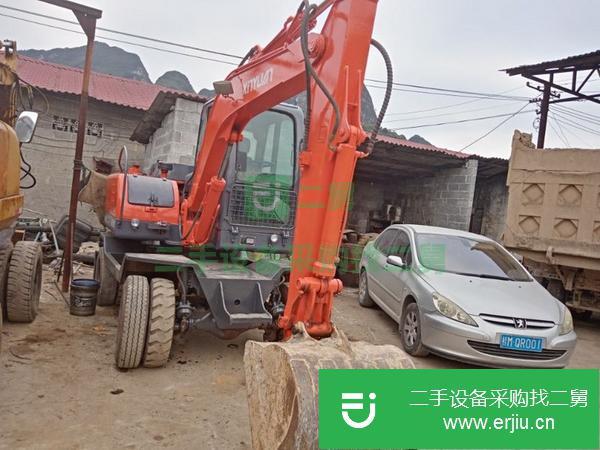 廣西出售二手新源輪式挖掘機