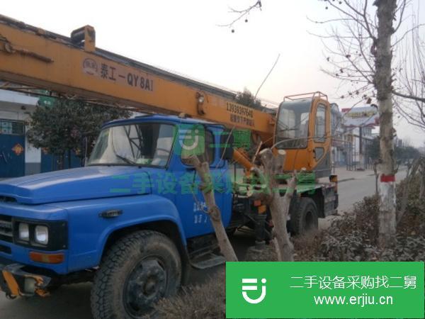 河南出售二手的吊車，手續齊全審車同步,車框板正全車無漏油