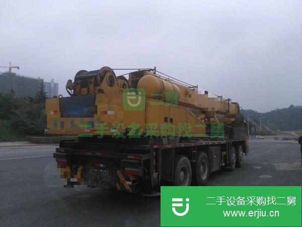 湖北出售二手柳工吊車 35噸五節臂