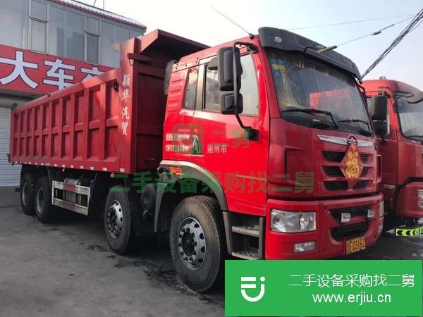 山西出售二手前四后八輕皮自卸車