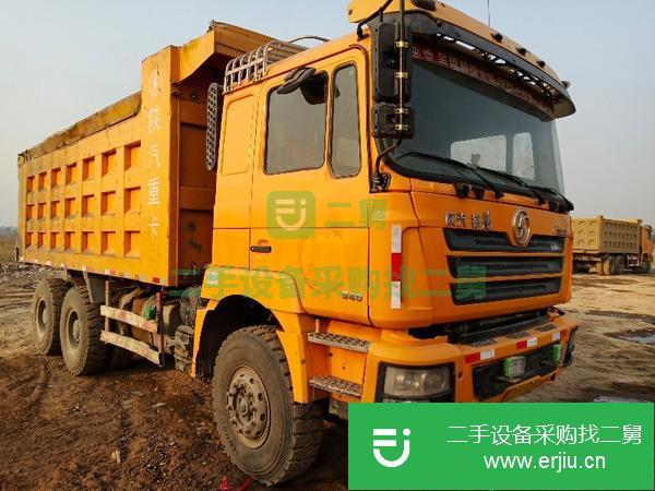 山西出售二手陜汽德龍后八輪自卸車