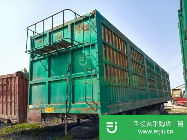 山東出售二手13米花籃側翻掛車