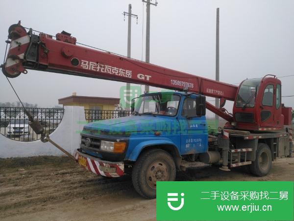 山西出售轉讓10噸馬尼托瓦兌吊車，手續齊全必須過戶