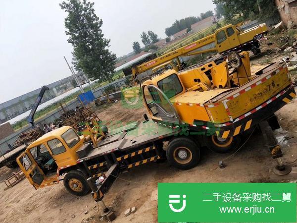 山東出售二手徐工吊車，原車原版，四節臂，車況好