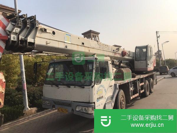 山東出售二手中聯重科吊車20噸,手續齊全
