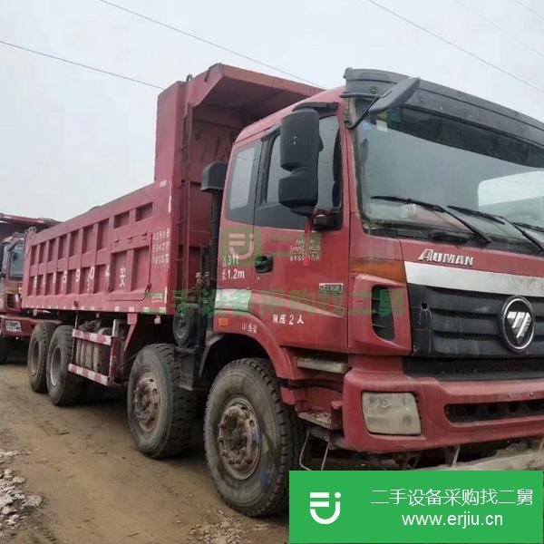 青海出售二手前四后八6米8歐曼自卸車