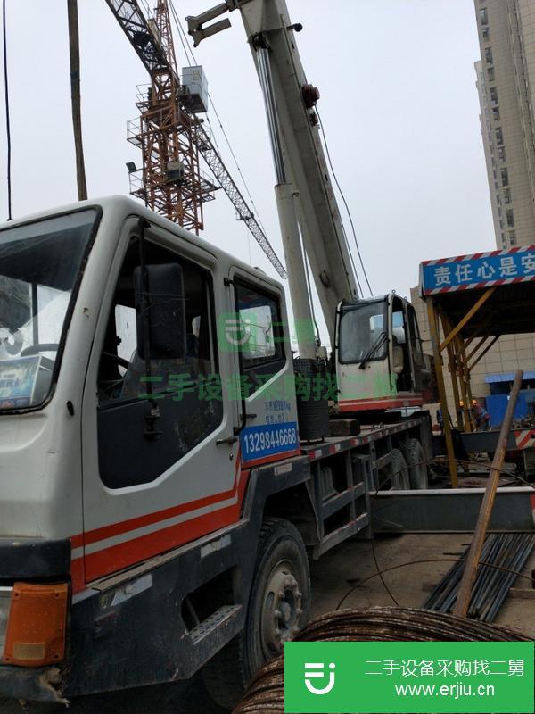 河南出售轉讓二十五噸中聯吊車 四節大臂 車況好手續齊全