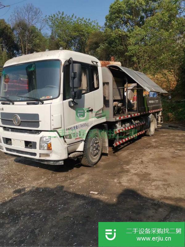 湖南出售17年中聯(lián)車載泵  車況無敵 泵送3萬方 手續(xù)齊全
