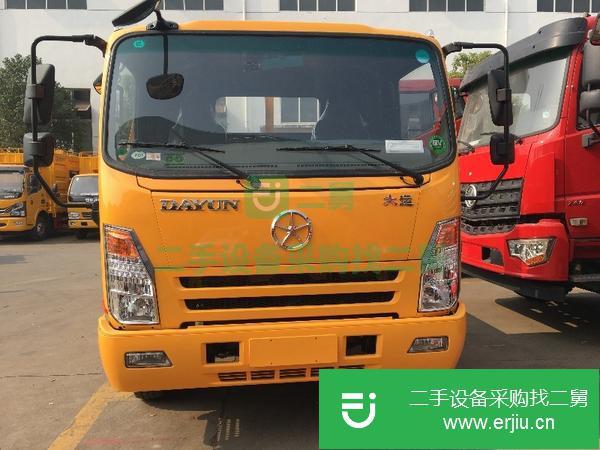 四川出售二手大運藍平板運輸車