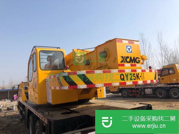 內蒙古出售25噸徐工吊車