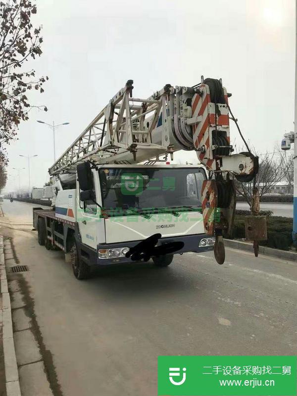 山西出售二手25噸中聯吊車，四節臂，車況好