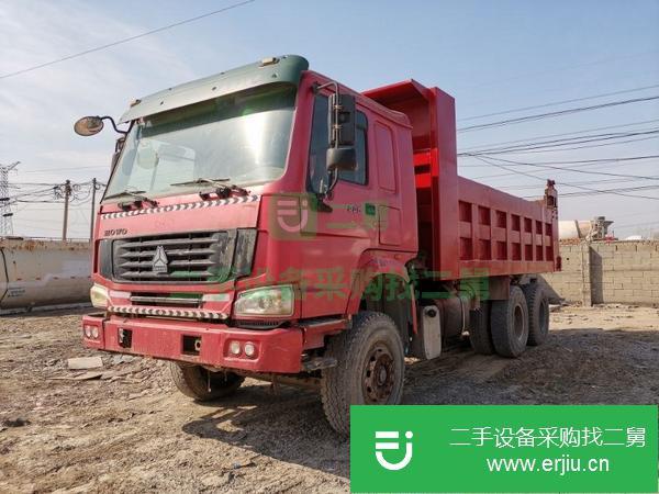 山東出售二手豪沃后八輪自卸車