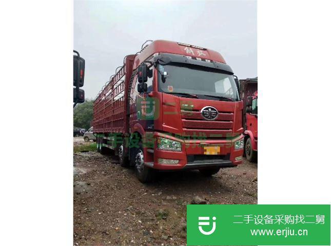 江西出售二手一汽解放J6P倉柵載貨車