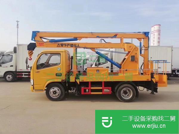 湖北出售轉讓13.5米藍牌高空作業工程車,車況精品