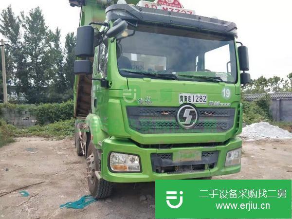山西出售轉讓后八輪環保大箱德龍自卸車