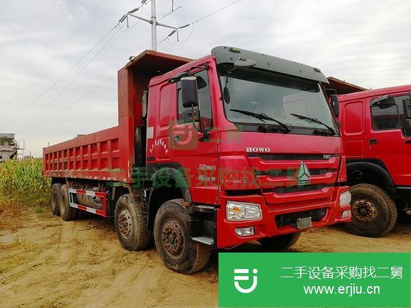 甘肅出售二手豪沃前四后八自卸車